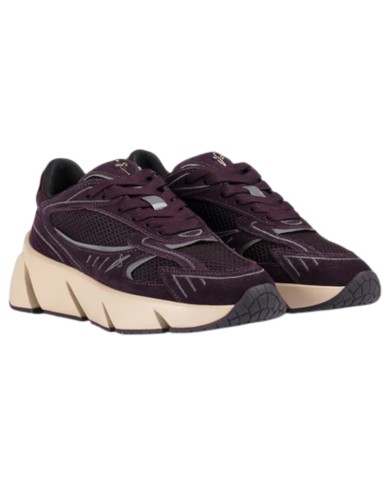 Sneaker Donna Paciotti Blade Runner Mesh Suede Pinot Purple
