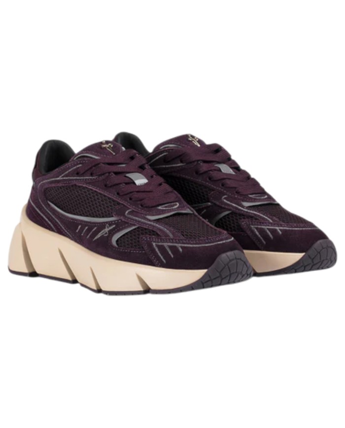 Sneaker Donna Paciotti Blade Runner Mesh Suede Pinot Purple