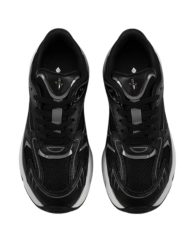 Sneaker Donna Paciotti Blade Runner Mesh Leather Black Antracite