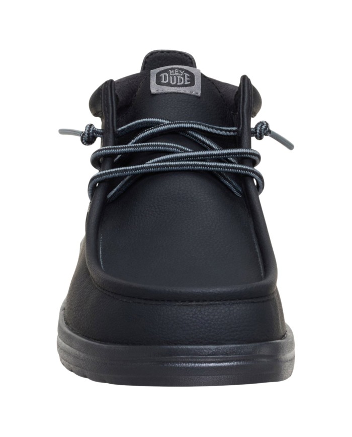 Polacchino Uomo HeyDude Wally Mid Leather Black