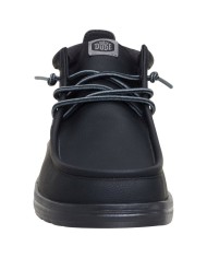 Polacchino Uomo HeyDude Wally Mid Leather Black