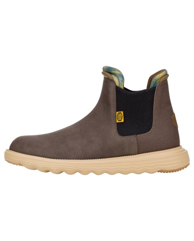 Stivaletto Uomo HeyDude Beatles Branson Classic Leather Desert Brown