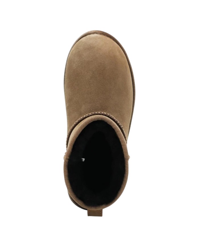 Stivale Donna Emu Australia Stinger Micro Flattform Ultra Mini Montone Coriander