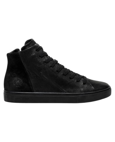Stivaletto Uomo Crime London High Top Minimal Leather Black