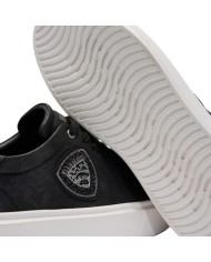 Sneakers Donna Blauer Venus 01 Nub Leather Black