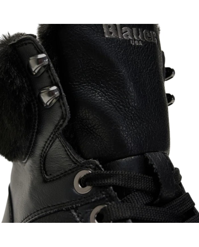 Stivaletto Donna Blauer Emery 01 Lea Leather Black