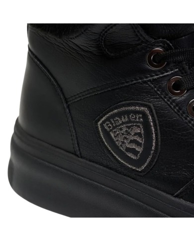 Stivaletto Donna Blauer Emery 01 Lea Leather Black