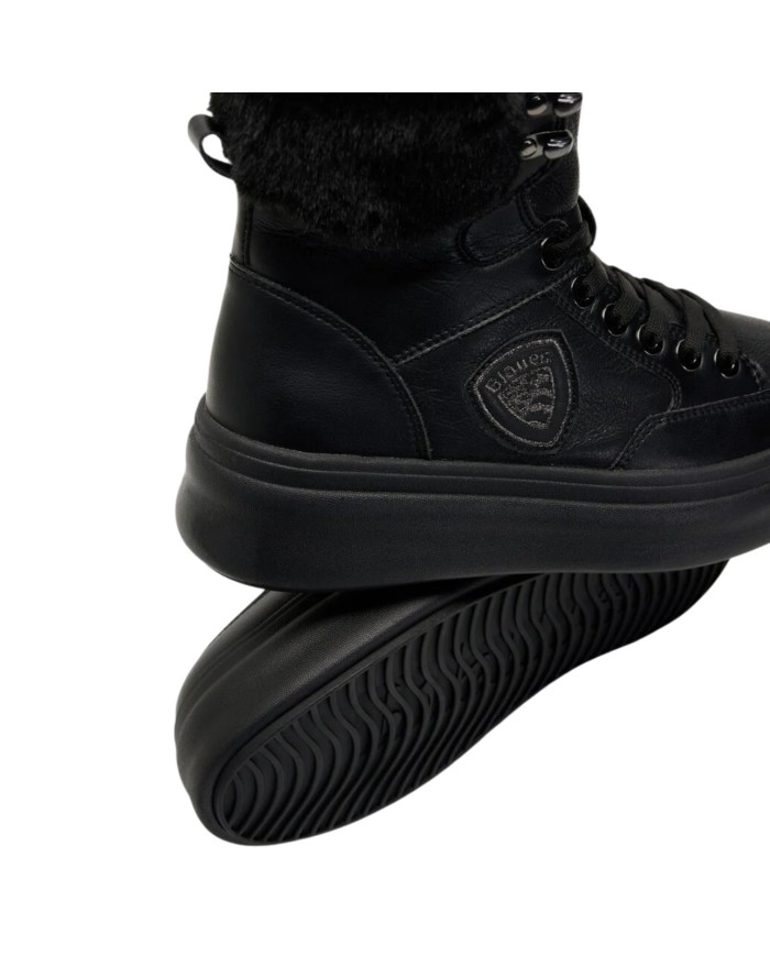 Stivaletto Donna Blauer Emery 01 Lea Leather Black