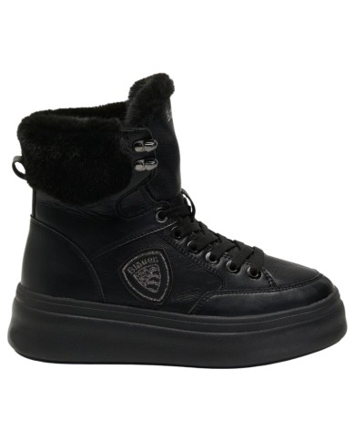 Stivaletto Donna Blauer Emery 01 Lea Leather Black