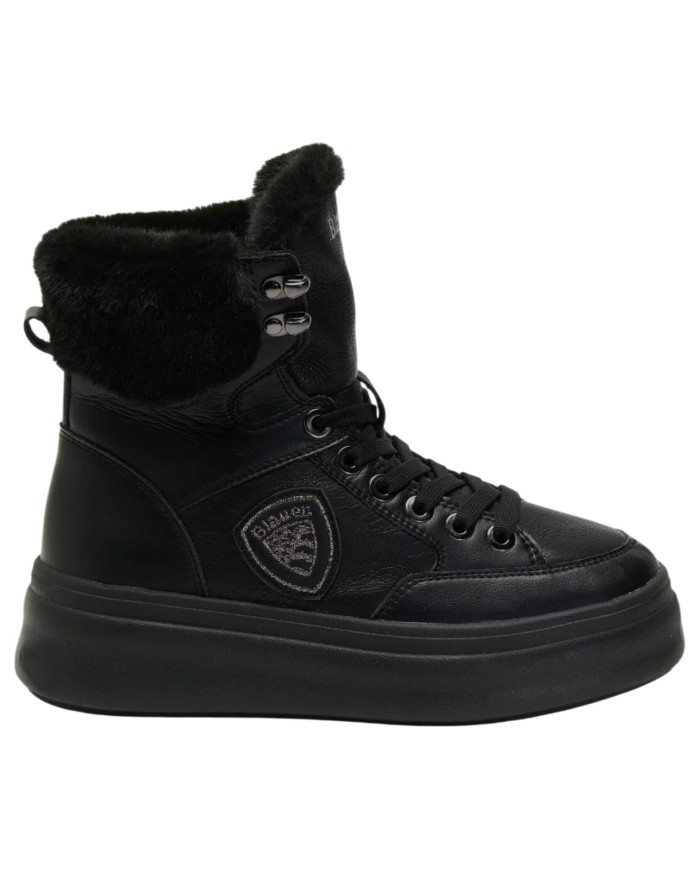 Stivaletto Donna Blauer Emery 01 Lea Leather Black