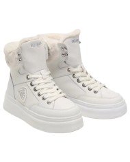 Stivaletto Donna Blauer Emery 01 Lea Leather White