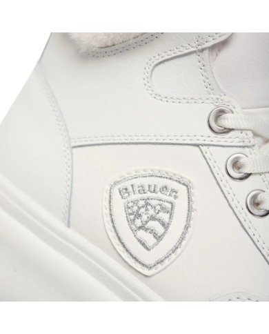 Stivaletto Donna Blauer Emery 01 Lea Leather White