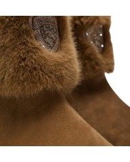 Stivaletto Donna Blauer Kimmel 10 Sue Suede Cognac