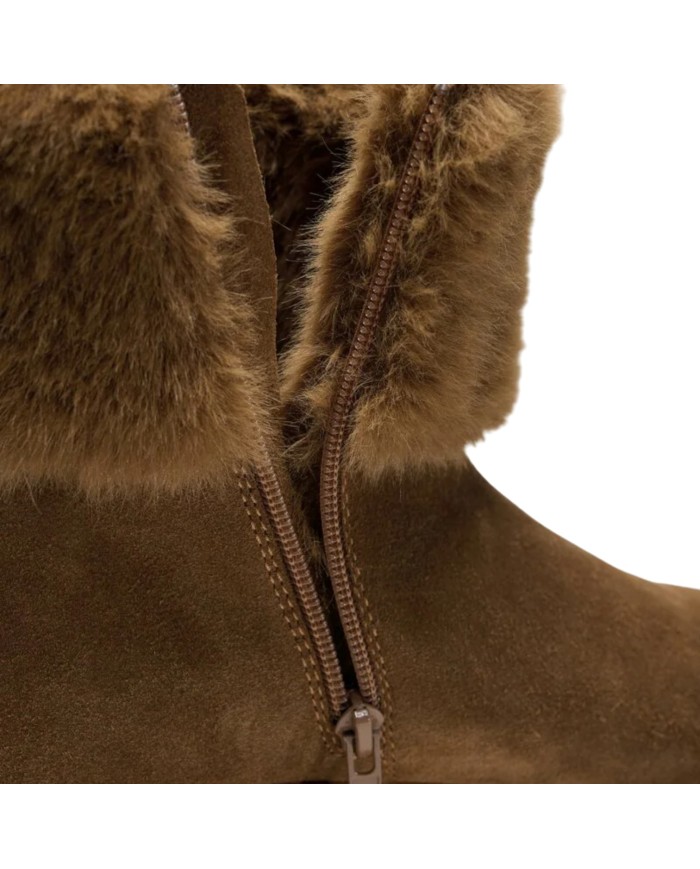 Stivaletto Donna Blauer Kimmel 10 Sue Suede Cognac