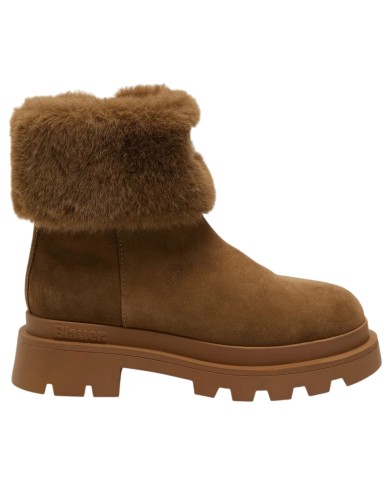 Stivaletto Donna Blauer Kimmel 10 Sue Suede Cognac