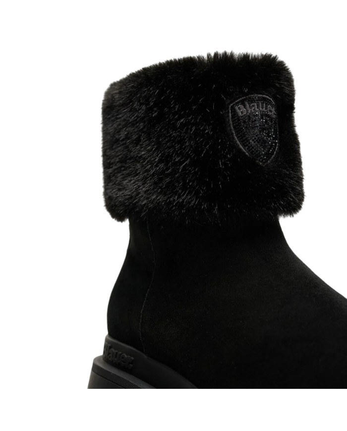 Stivaletto Donna Blauer Kimmel 10 Sue Suede Black