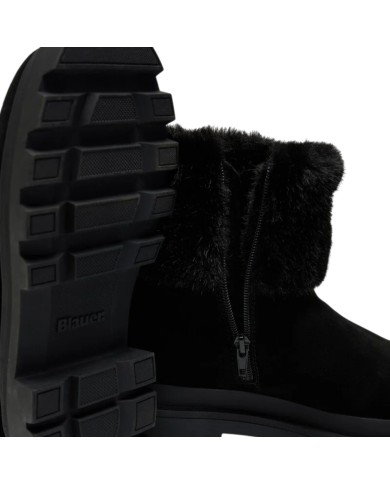 Stivaletto Donna Blauer Kimmel 10 Sue Suede Black