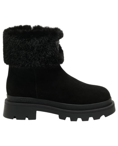 Stivaletto Donna Blauer Kimmel 10 Sue Suede Black