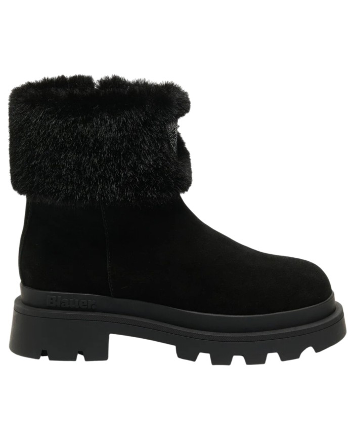 Stivaletto Donna Blauer Kimmel 10 Sue Suede Black