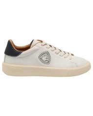Sneakers Uomo Blauer Buck 07 Lea Leather Cream Navy