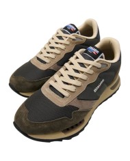 Sneakers Uomo Blauer Ryder 01 Nyn Mesh Suede Military Navy