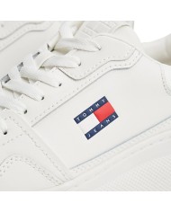 Sneaker Donna Tommy Hilfiger Tjw Retro Basket Flatform Leather White