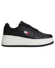 Sneaker Donna Tommy Hilfiger Tjw Retro Basket Flatform Leather Black