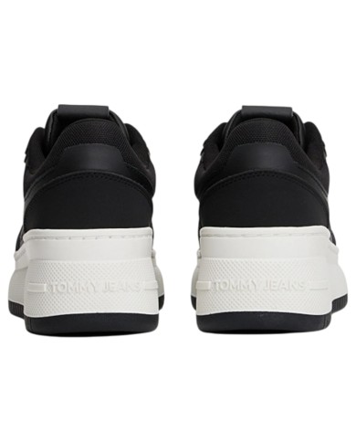Sneaker Donna Tommy Hilfiger Tjw Retro Basket Flatform Leather Black