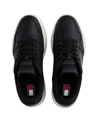 Sneaker Donna Tommy Hilfiger Tjw Retro Basket Flatform Leather Black