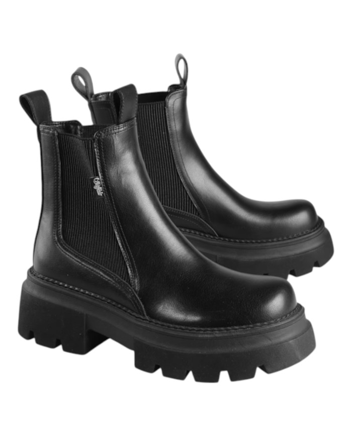 Stivaletto Donna Buffalo Mave Beatles Chelsea Vegan Black