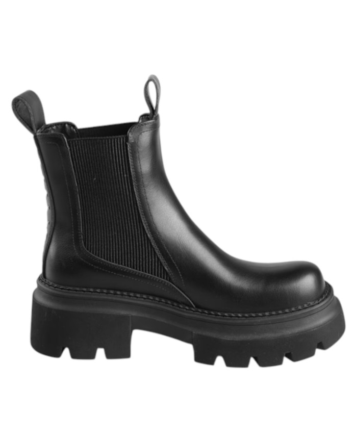 Stivaletto Donna Buffalo Mave Beatles Chelsea Vegan Black