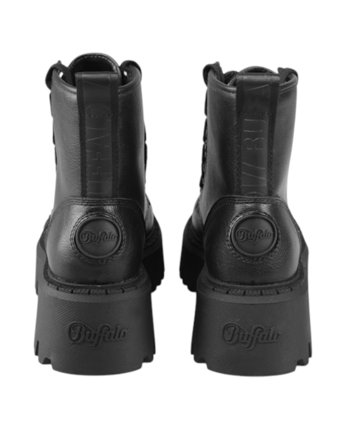 Stivaletto Donna Buffalo Aspen Front Zip Ve Vegan Black