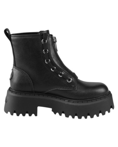 Stivaletto Donna Buffalo Aspen Front Zip Ve Vegan Black