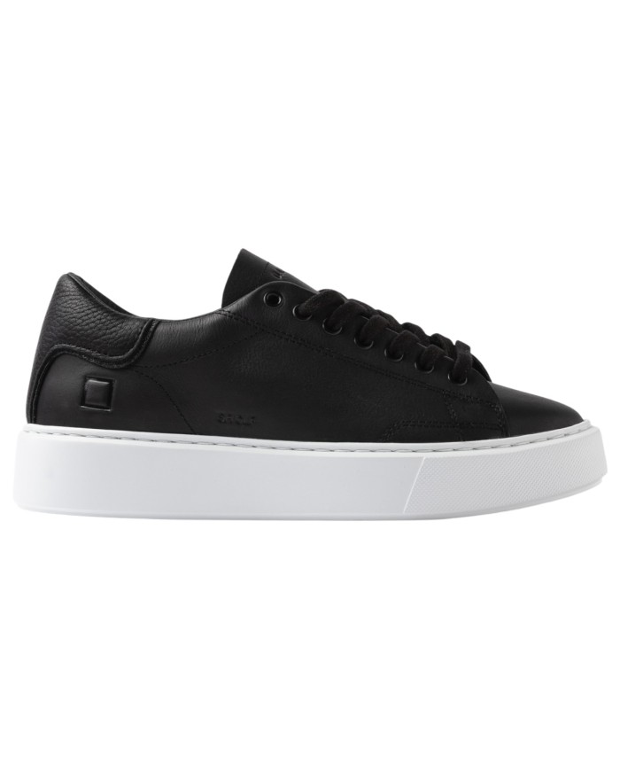 Sneaker Donna Date Sfera Calf Leather Black