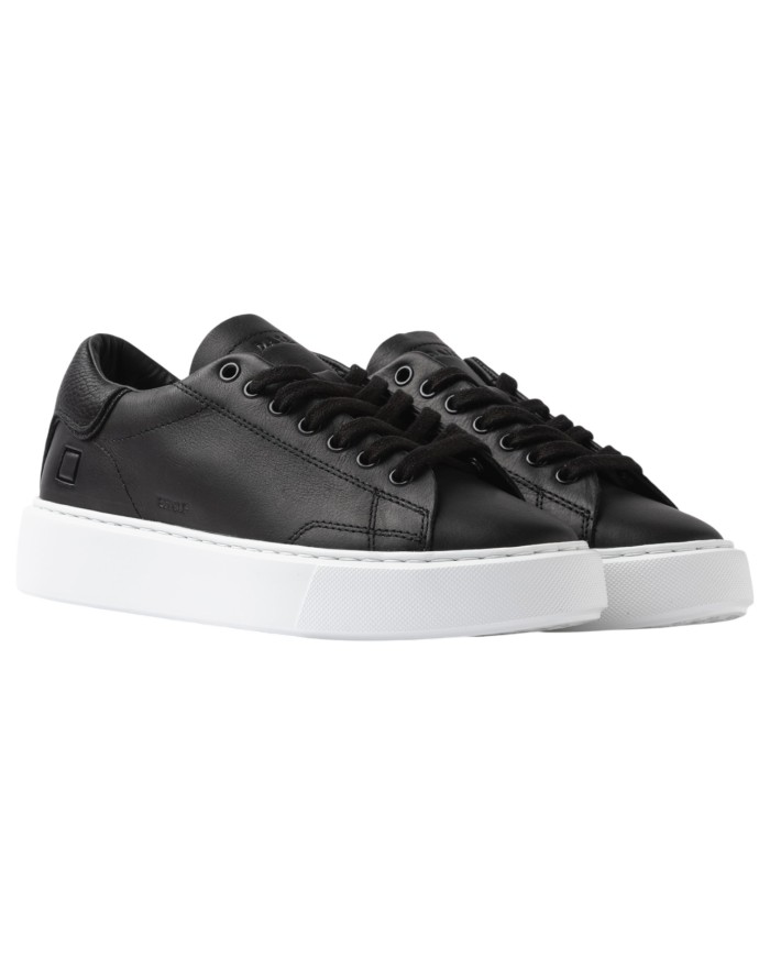 Sneaker Donna Date Sfera Calf Leather Black