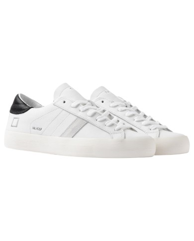 Sneaker Donna Date Hill Low Calf Leather White Black