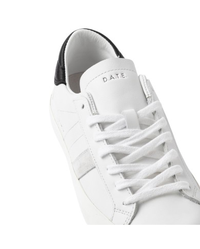 Sneaker Donna Date Hill Low Calf Leather White Black