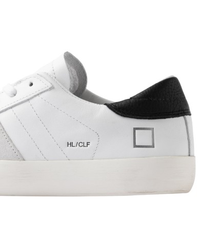 Sneaker Donna Date Hill Low Calf Leather White Black