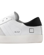 Sneaker Donna Date Hill Low Calf Leather White Black