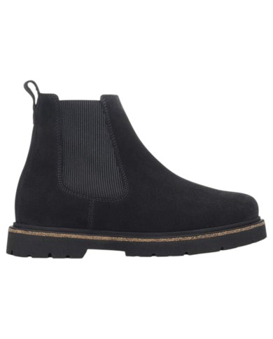 Stivaletto Uomo Birkenstock Highwood Beatles Slip On On Mid Camoscio Naturale Black