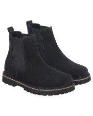 Stivaletto Uomo Birkenstock Highwood Beatles Slip On On Mid Camoscio Naturale Black