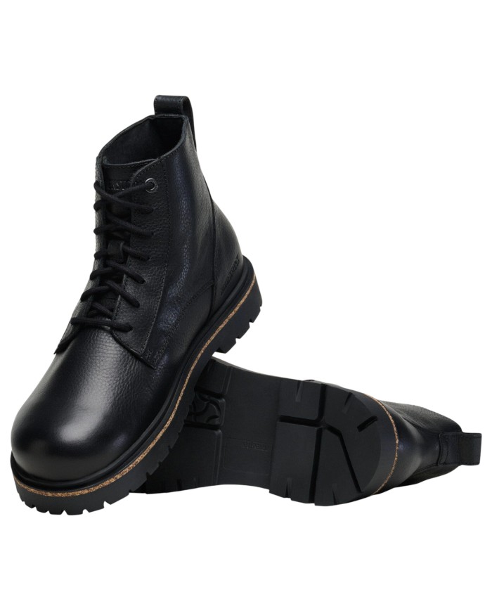 Stivaletto Uomo Birkenstock Highwood Lace Mid Black