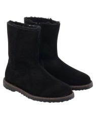 Stivaletto Donna Birkenstock Uppsala Zip Shearling Black