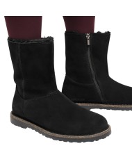 Stivaletto Donna Birkenstock Uppsala Zip Shearling Black
