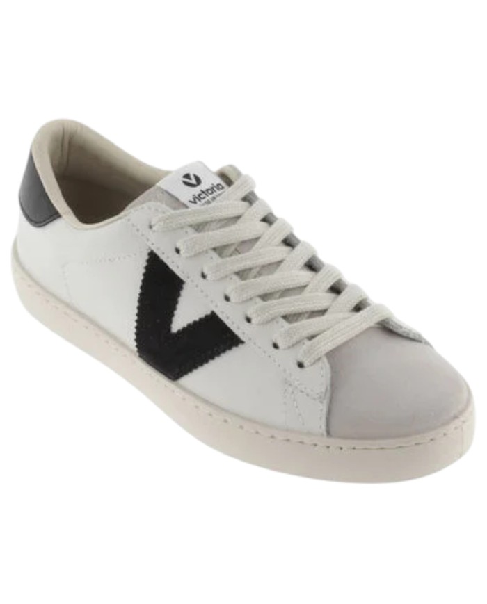 Sneakers Victoria Unisex Uomo Donna Berlin Suede Leather White Black