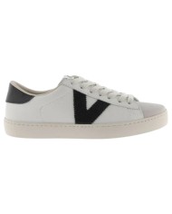 Sneakers Victoria Unisex Uomo Donna Berlin Suede Leather White Black