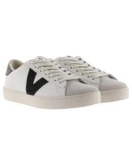 Sneakers Victoria Unisex Uomo Donna Berlin Suede Leather White Black