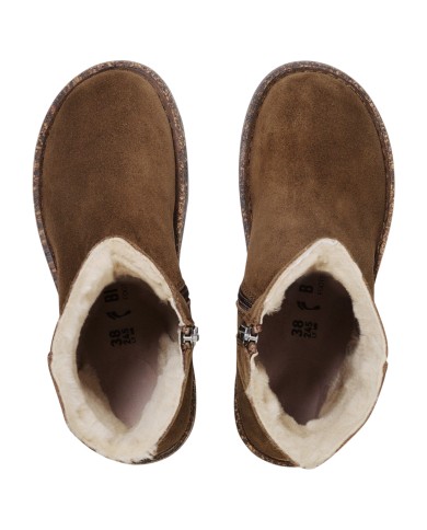 Stivaletto Donna Birkenstock Uppsala Zip Shearling Dark Tea beige