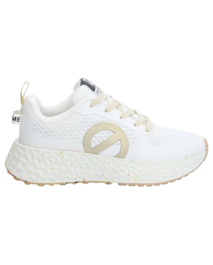 Sneaker Donna No Name Carter Fly Mesh White Gold