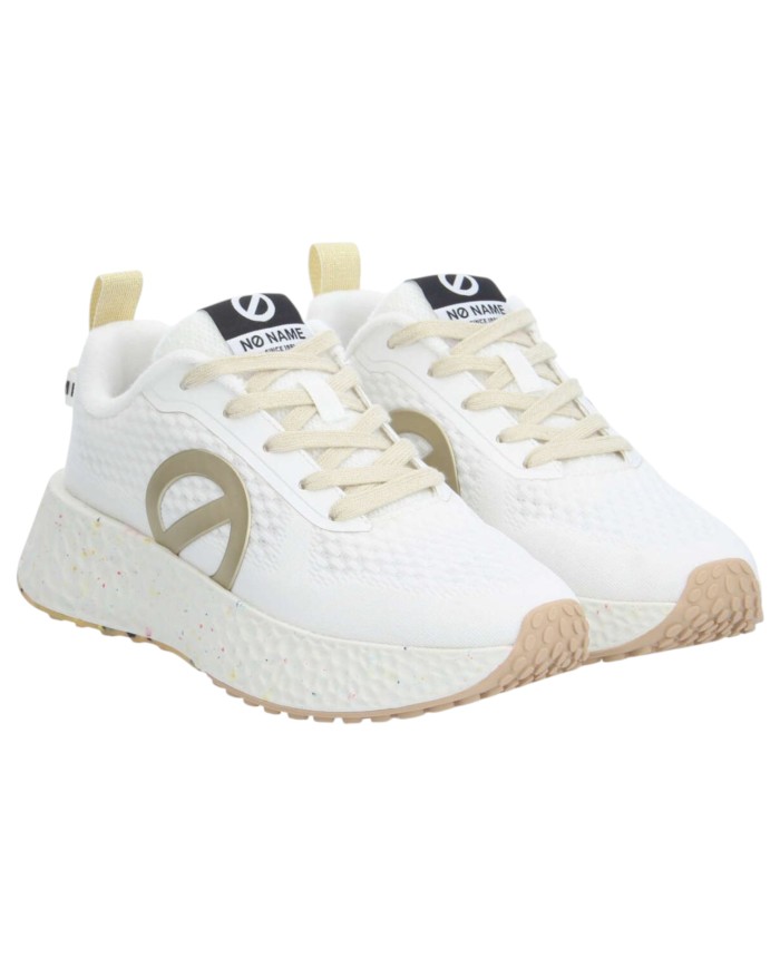 Sneaker Donna No Name Carter Fly Mesh White Gold